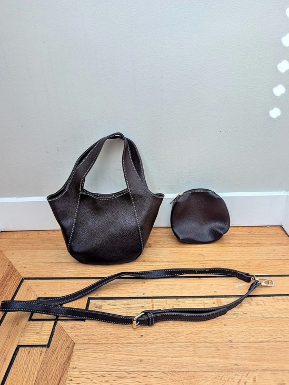 Brown Anthropologie Hand Bag